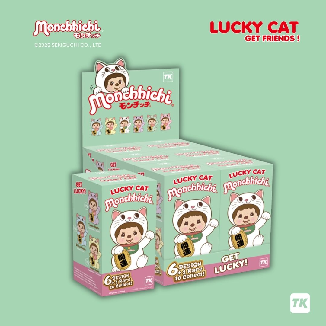 Monchhichi - Lucky Cat - Figurine Blind Box (Coming Soon)