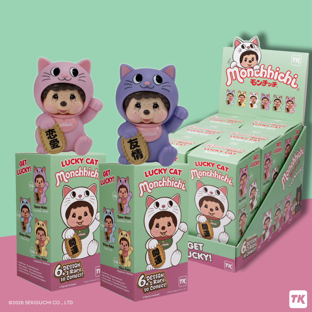 Monchhichi - Lucky Cat - Blind Box Figure (Coming Soon)