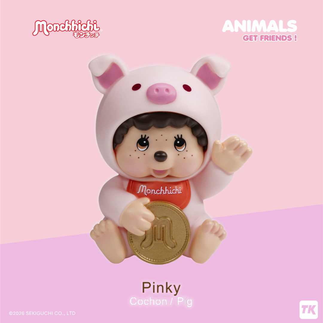 Monchhichi - Animals - Display Blind Box