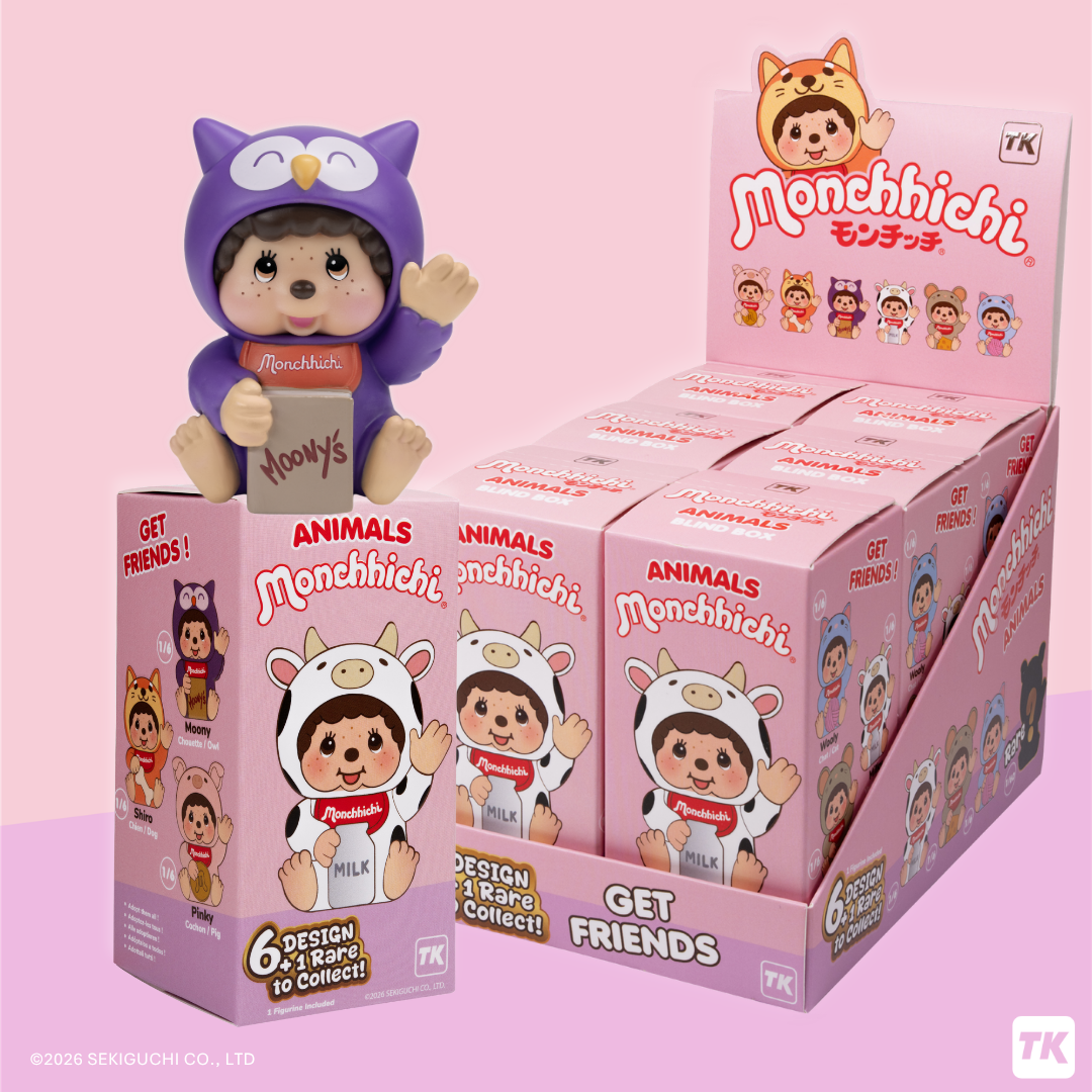 Monchhichi - Animals - Display Blind Box